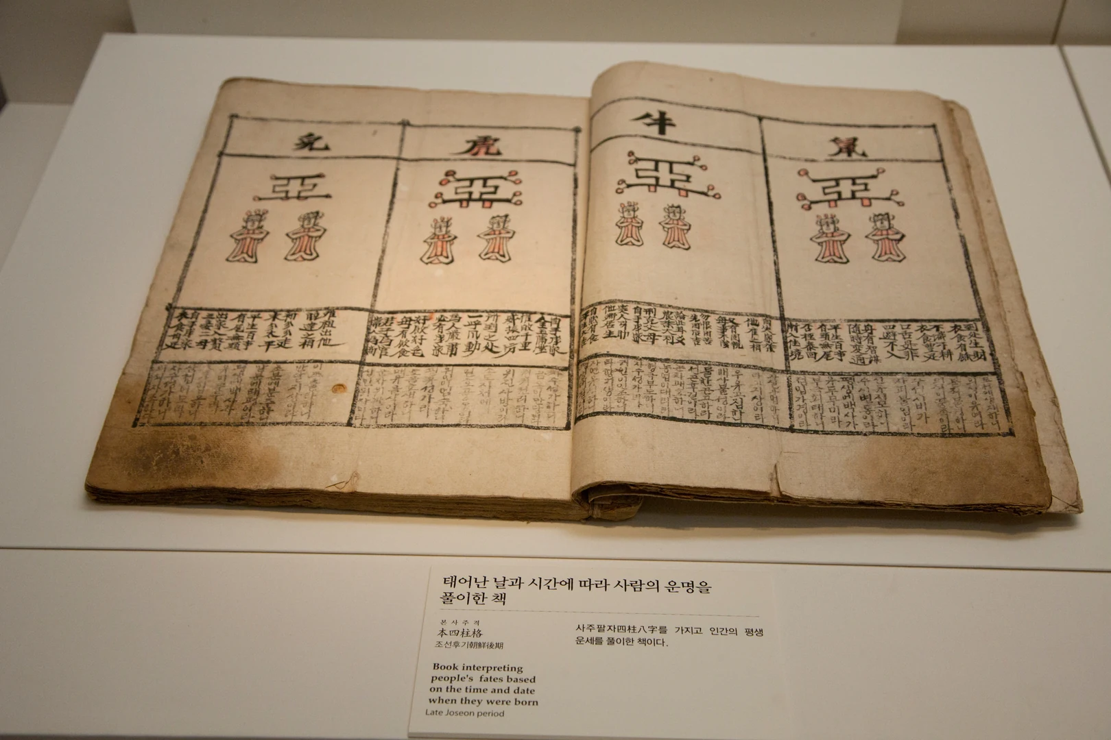 펼쳐진 사주 명리 서적